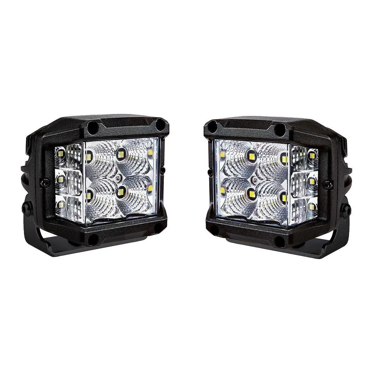 3 in. LED Flood with Side Light - Pair
