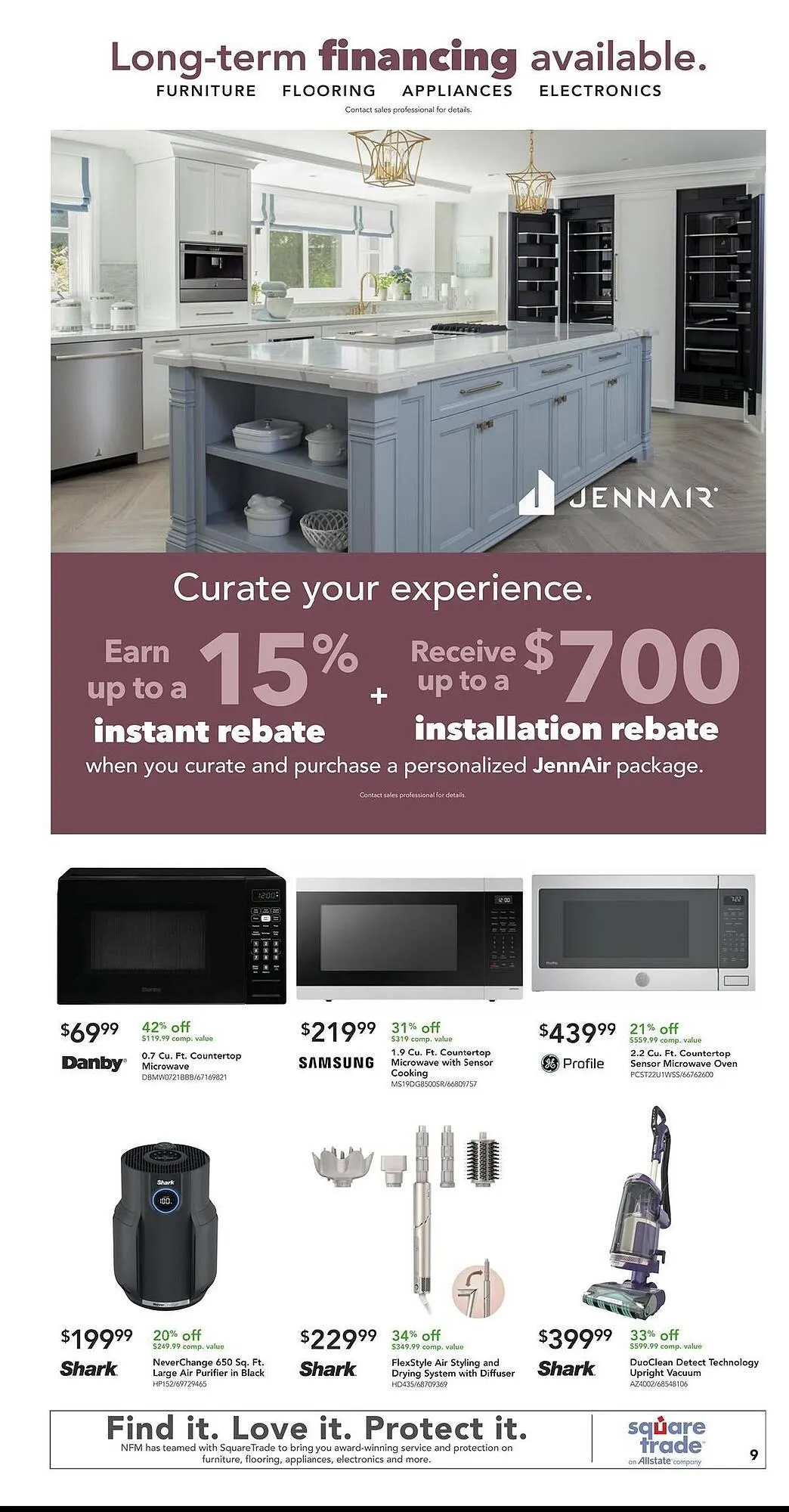 Weekly promotion Nebraska Furniture Mart weekly ad spanning from April 15 to April 21 2026 - Page 9 for Catalogue 365