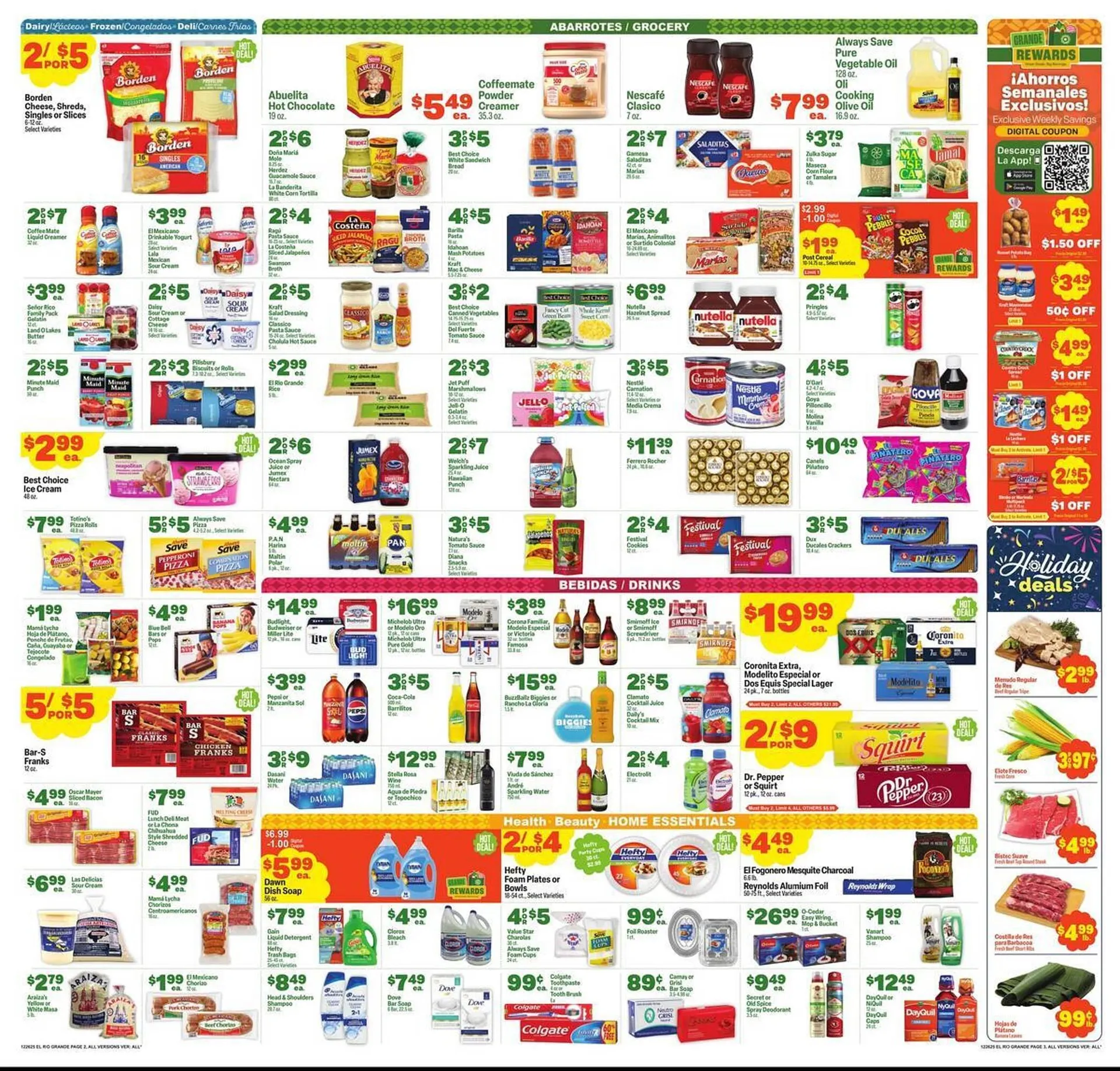 Weekly ad El Rio Grande weekly ad from December 26 to January 1 2026 - Page 2