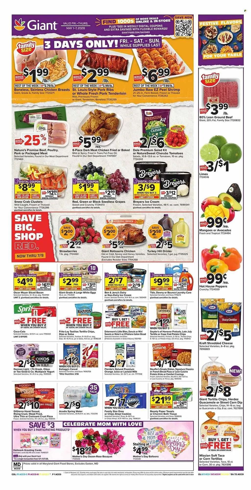 Weekly ad Giant Food weekly ad from May 1 to May 7 2026 - Page 1