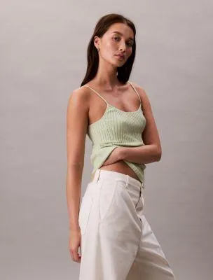 Liquid Shine Ribbed Tank Top