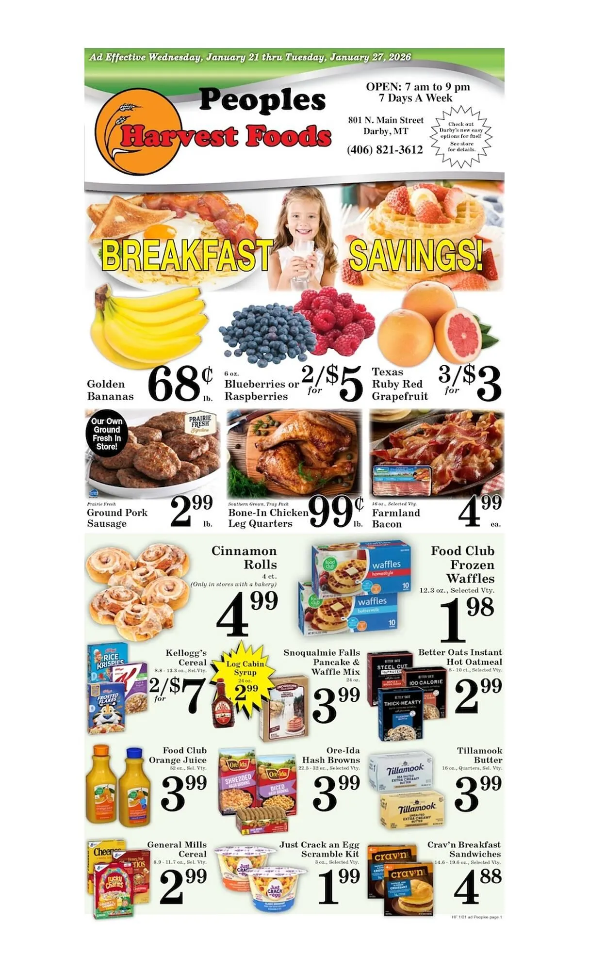 Harvest Foods weekly ad - 1