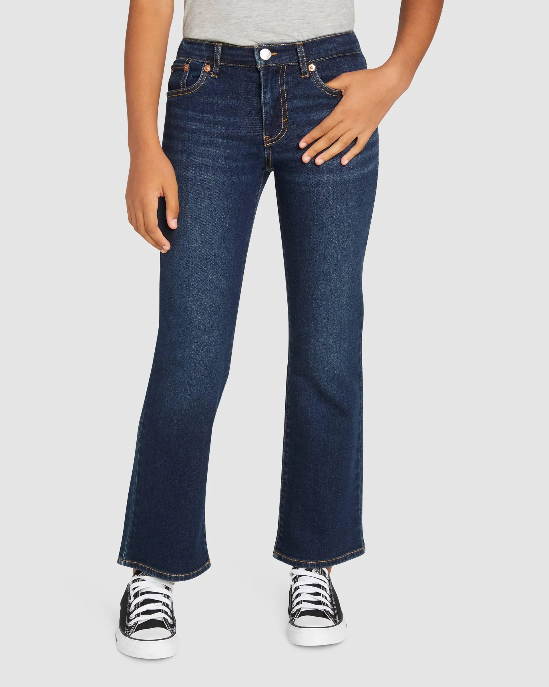 Wide Leg Jeans Big Girls 8-20