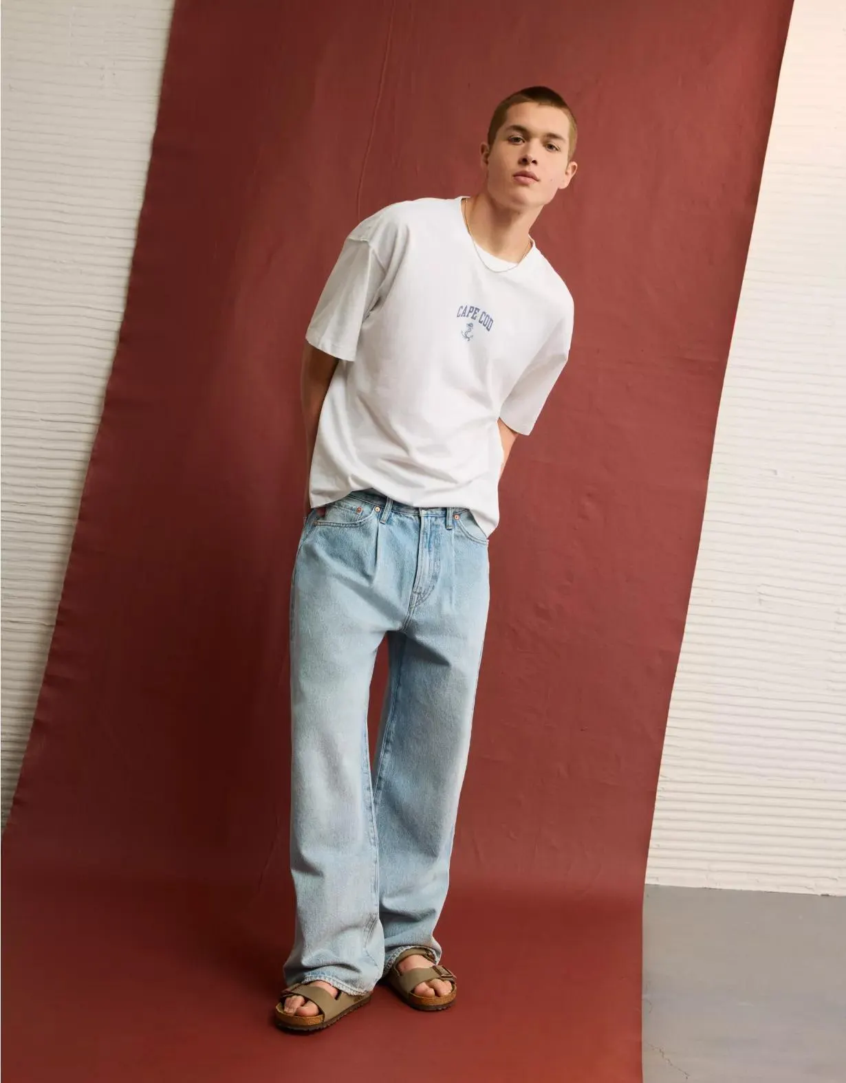 AE Boxy Nautical Graphic T-Shirt