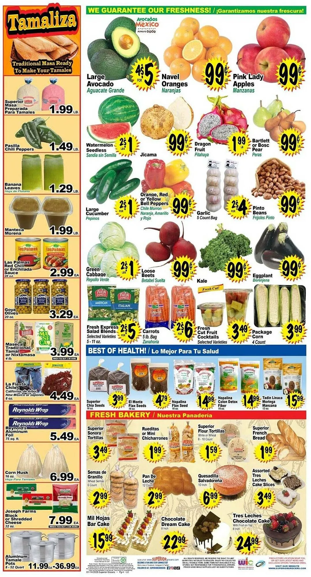 Weekly ad Superior Grocers weekly ad from January 14 to January 20 2026 - Page 4