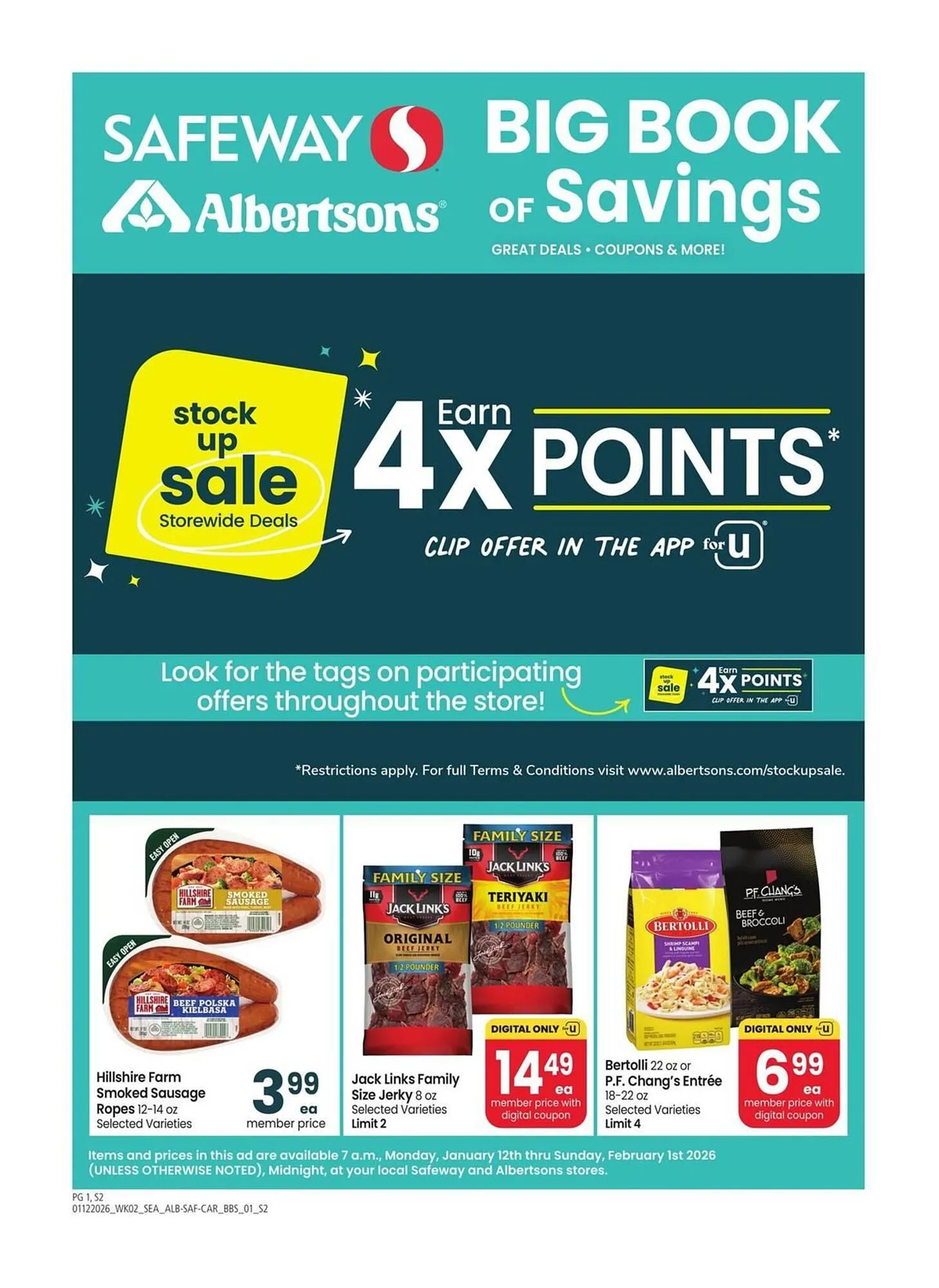 Weekly ad Albertsons weekly ad from January 12 to February 1 2026 - Page 1
