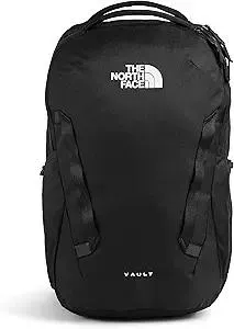 THE NORTH FACE Vault Everyday Laptop Backpack | Commuter Travel Bag with Water-Repellent Finish, Spacious Main Compartment, TNF Black-NPF, One Size