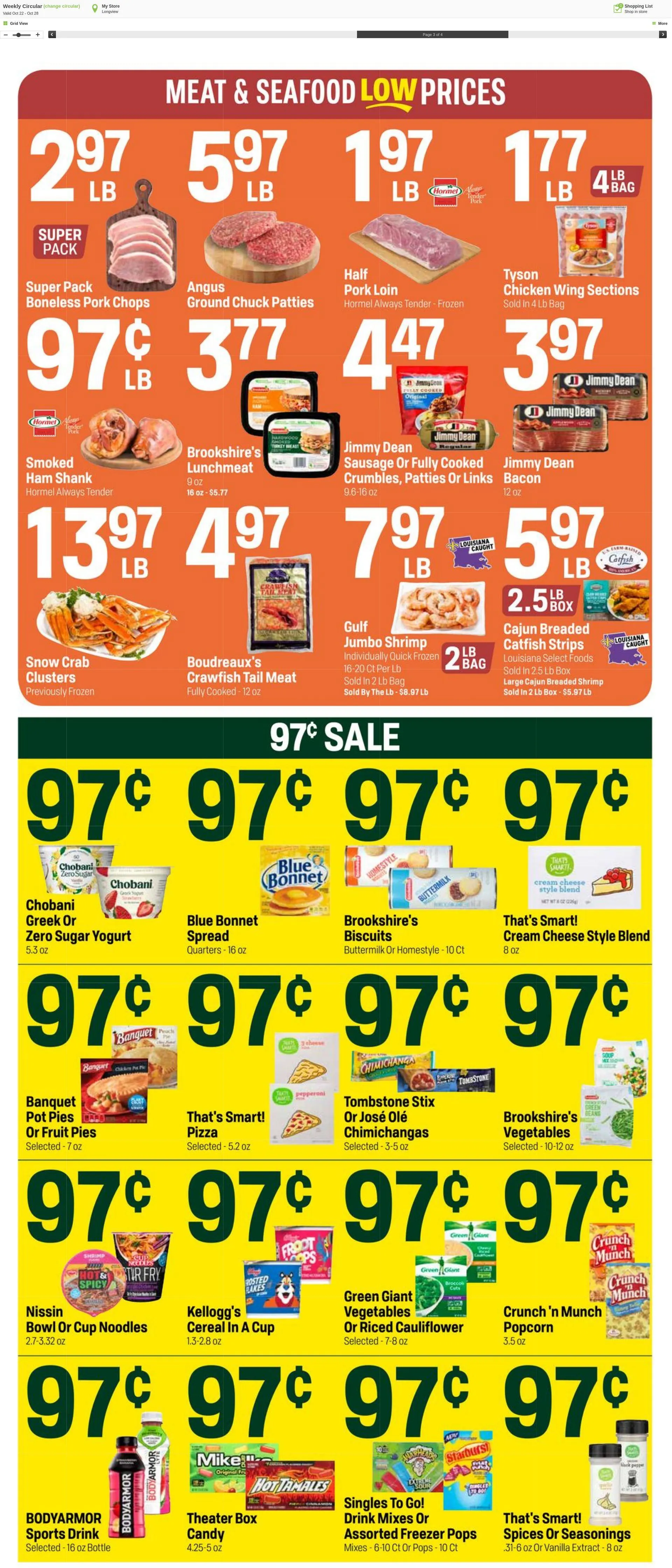Weekly ad Super1Foods from October 22 to October 28 2025 - Page 3