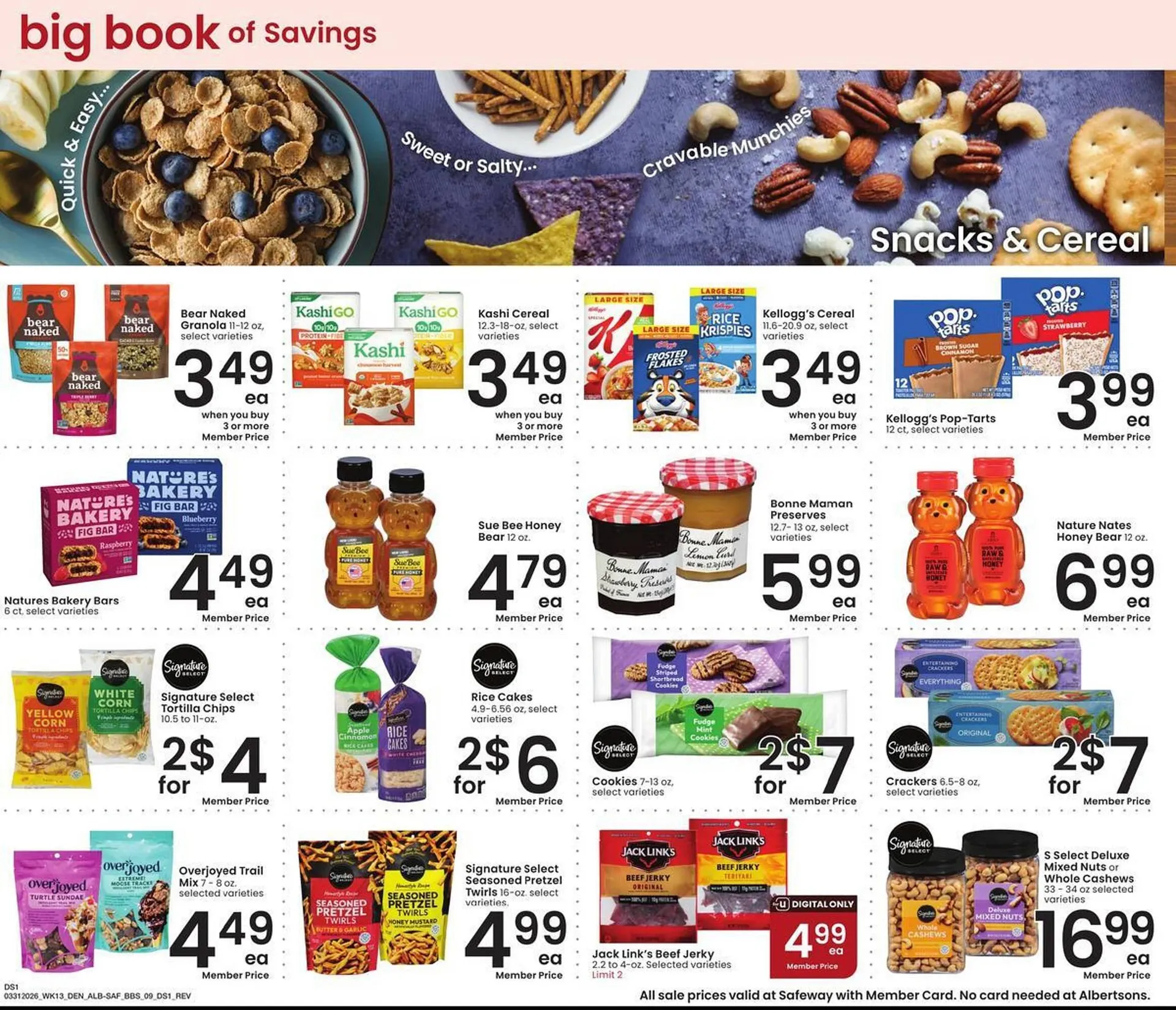 Weekly promotion Safeway weekly ad spanning from March 31 to April 27 2026 - Page 8 for Catalogue 365