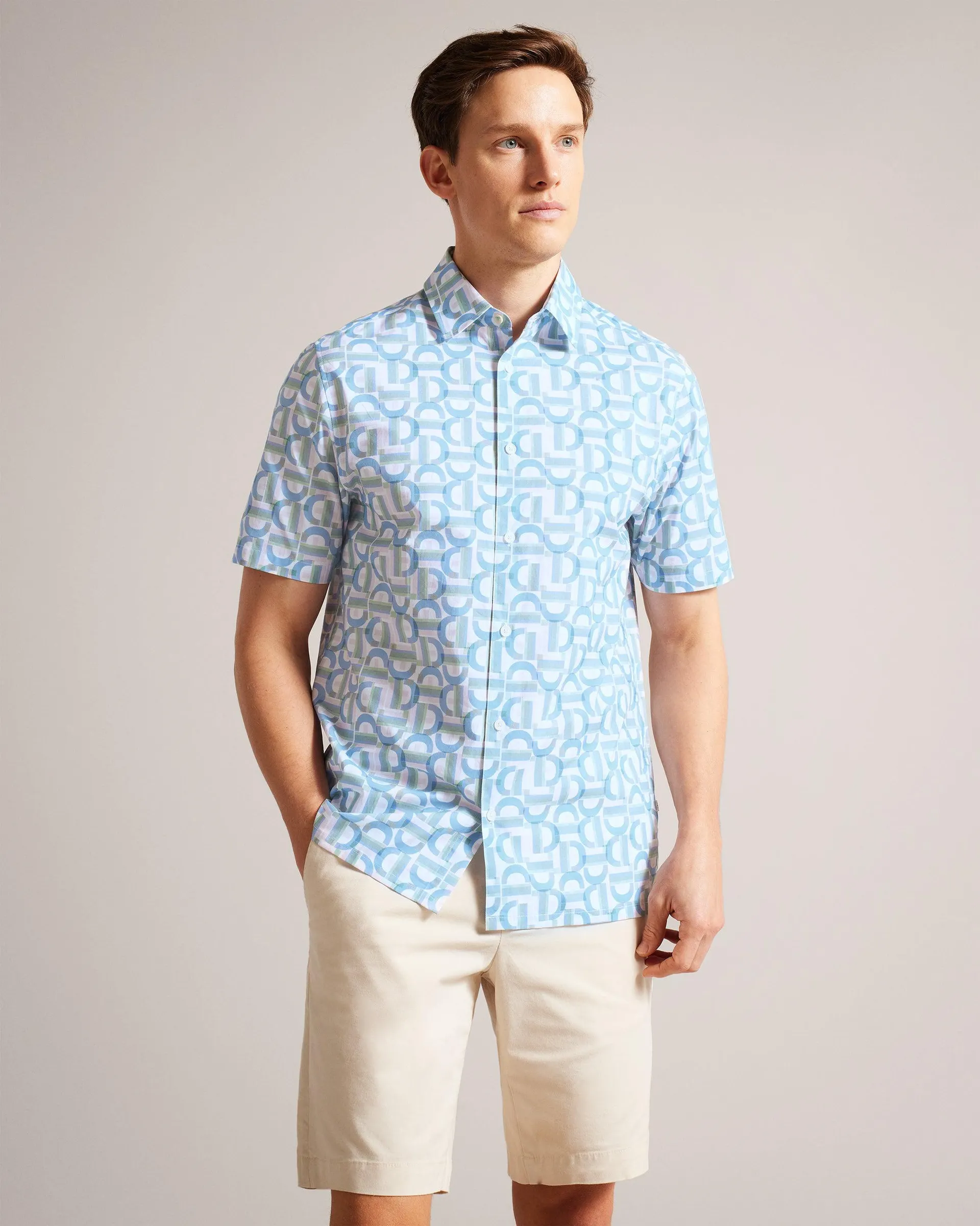 Short Sleeve Cotton Branded Geo