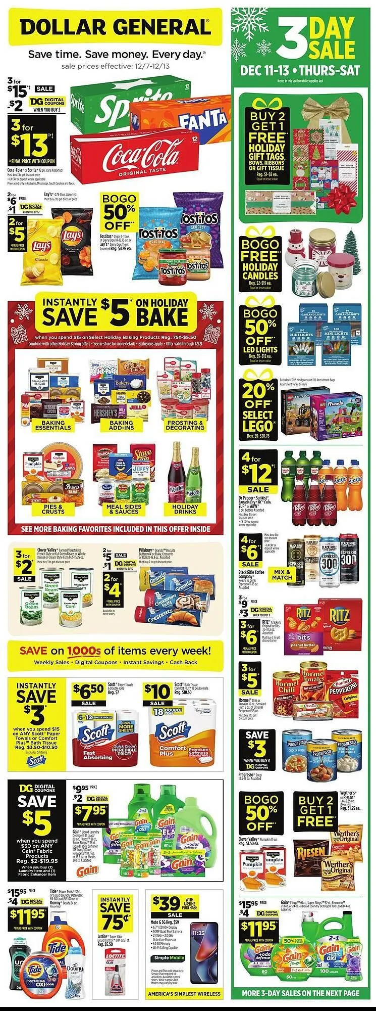 Weekly ad Dollar General weekly ad from December 7 to December 13 2025 - Page 1