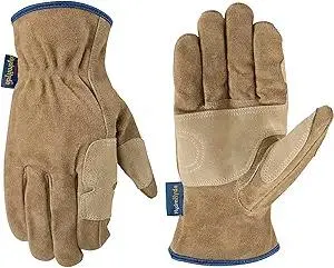 Wells Lamont mens Work Gloves, Tan, Large Pack of 1 US