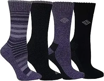 Columbia Women's 4 Pack Moisture Control Crew Socks