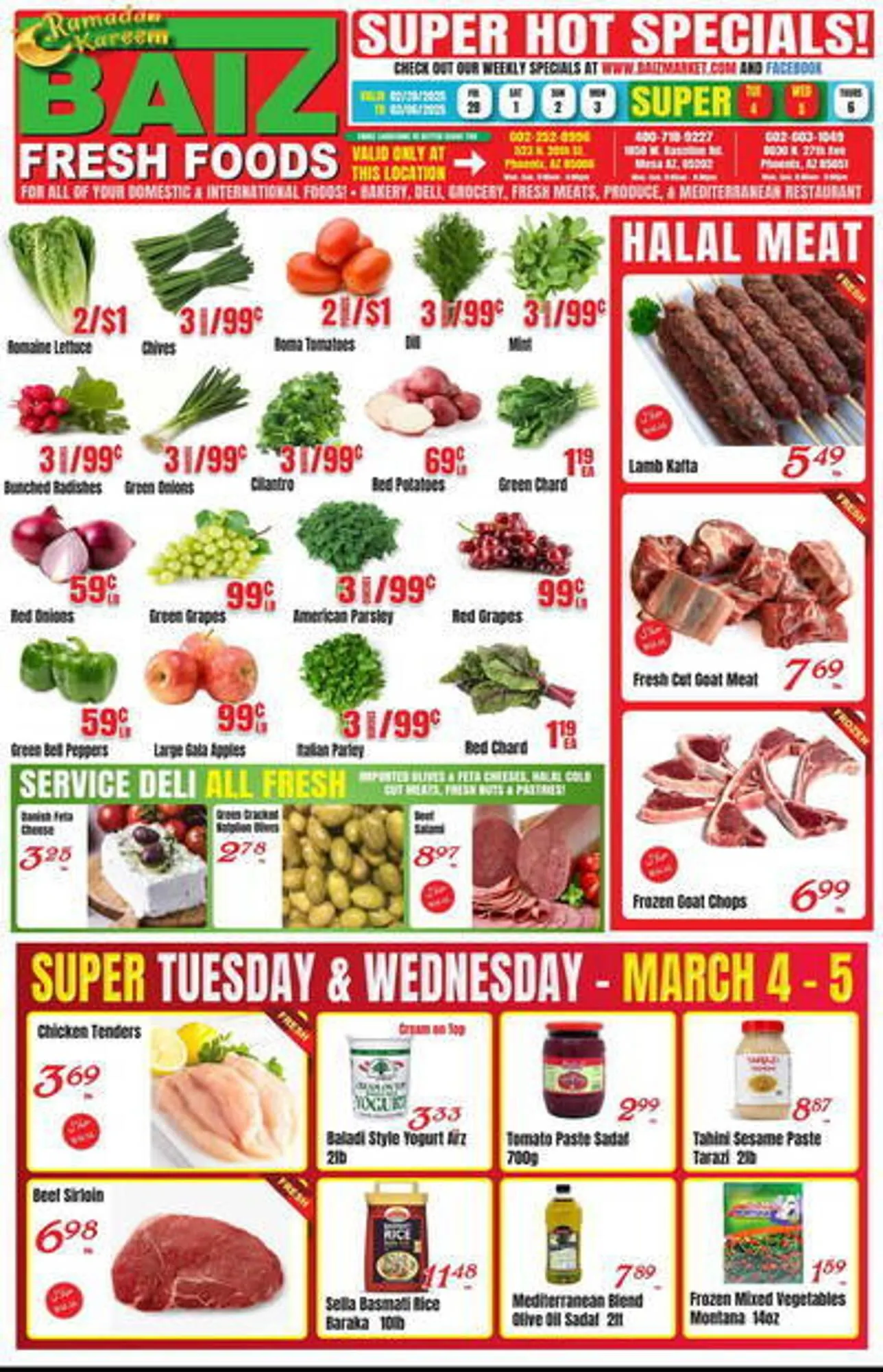 Weekly ad Baiz Market Place Weekly Ad from February 28 to March 6 2025 - Page 1
