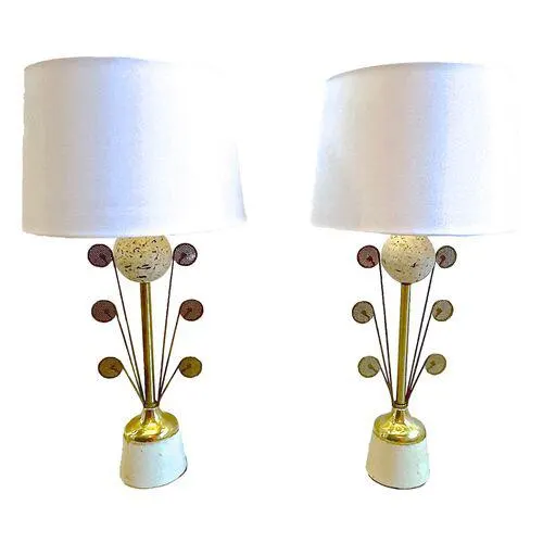Mid-Century Laurel Lamps, PR.