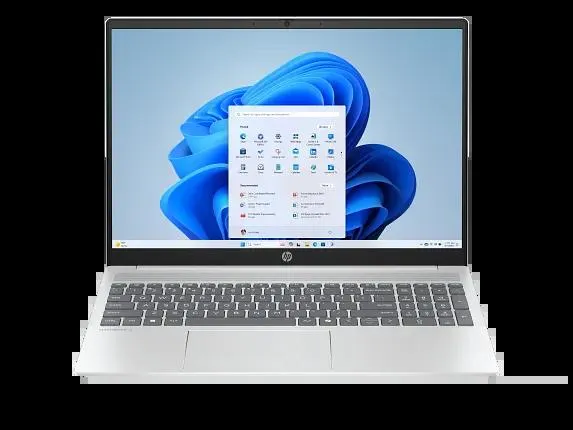 HP OmniBook 5 Laptop 16, Windows 11 Home, 16", Intel® Core™ 5, 16GB RAM, 512GB SSD, 2K, Glacier silver