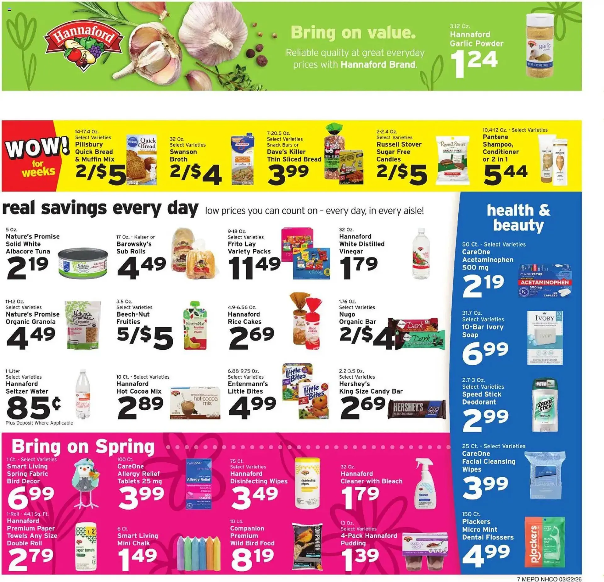 Weekly ad Hannaford flyer from March 22 to March 28 2026 - Page 7