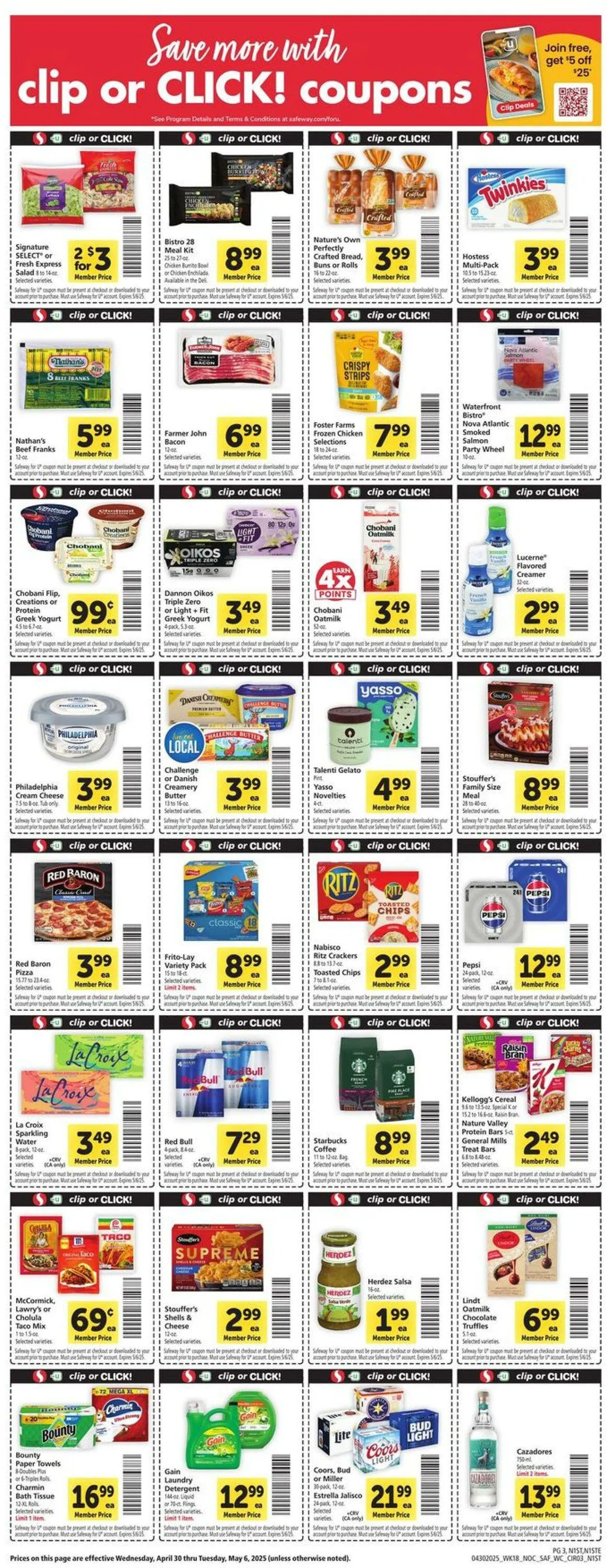 Weekly ad Safeway Current weekly ad from April 30 to May 6 2025 - Page 5