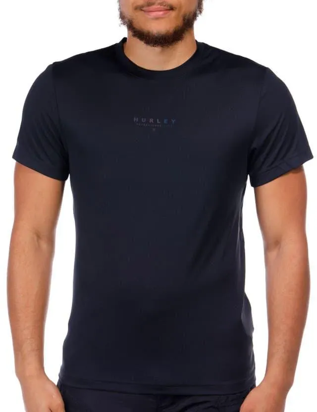 Hurley Mens Exist Drop Check Gusset T-Shirt