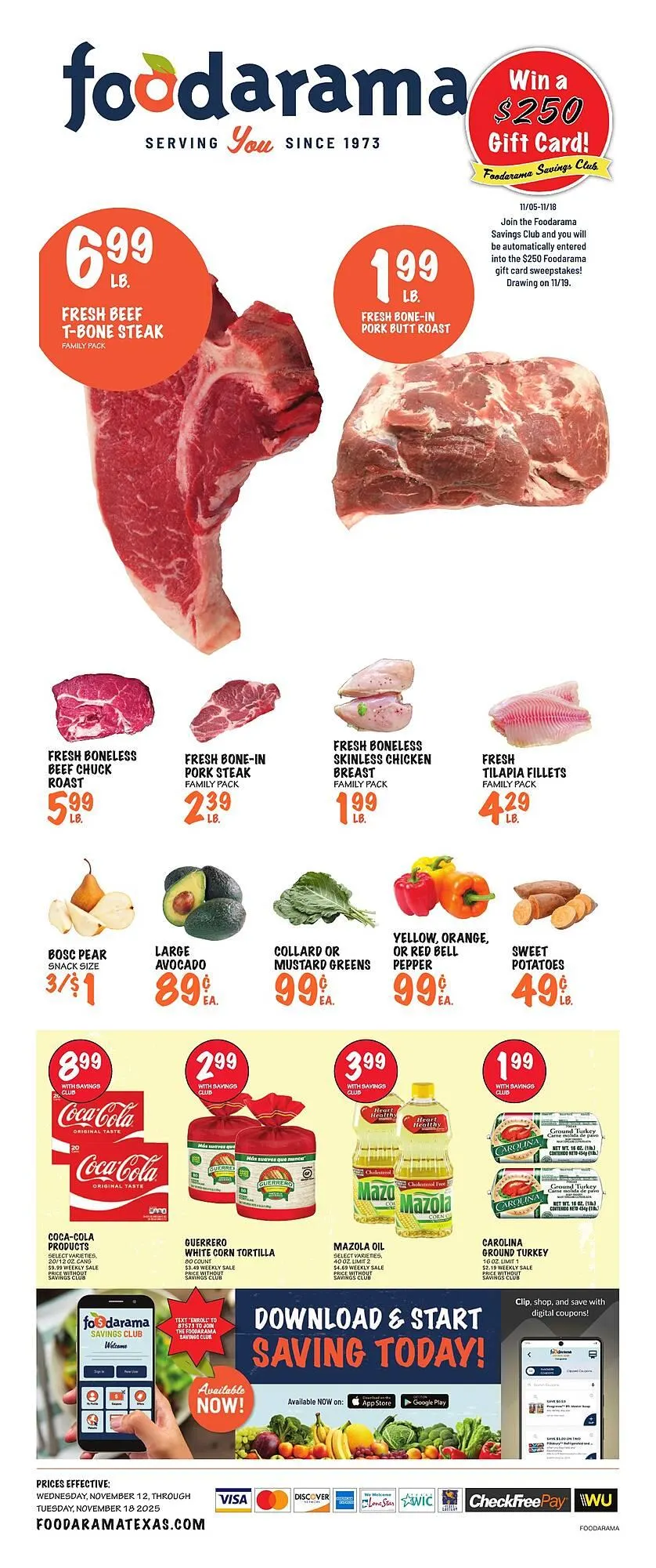 Weekly ad Foodarama weekly ad from November 12 to November 18 2025 - Page 1