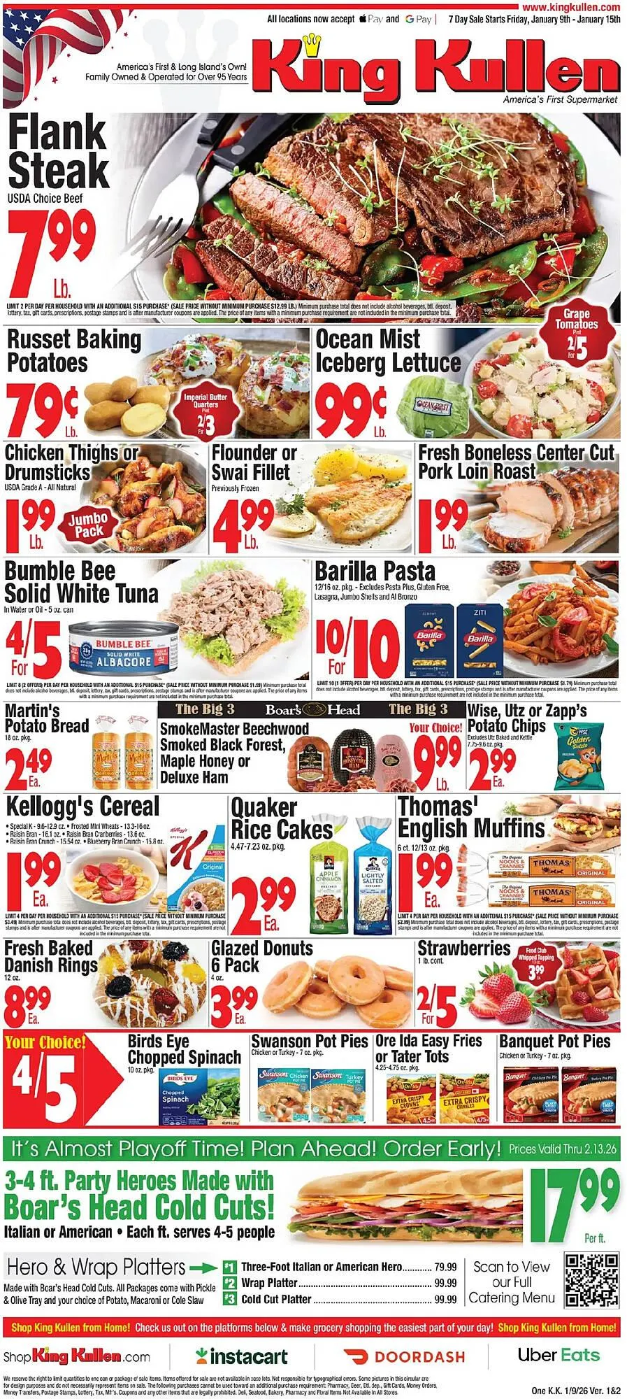 Weekly ad King Kullen weekly ad from January 9 to January 15 2026 - Page 1