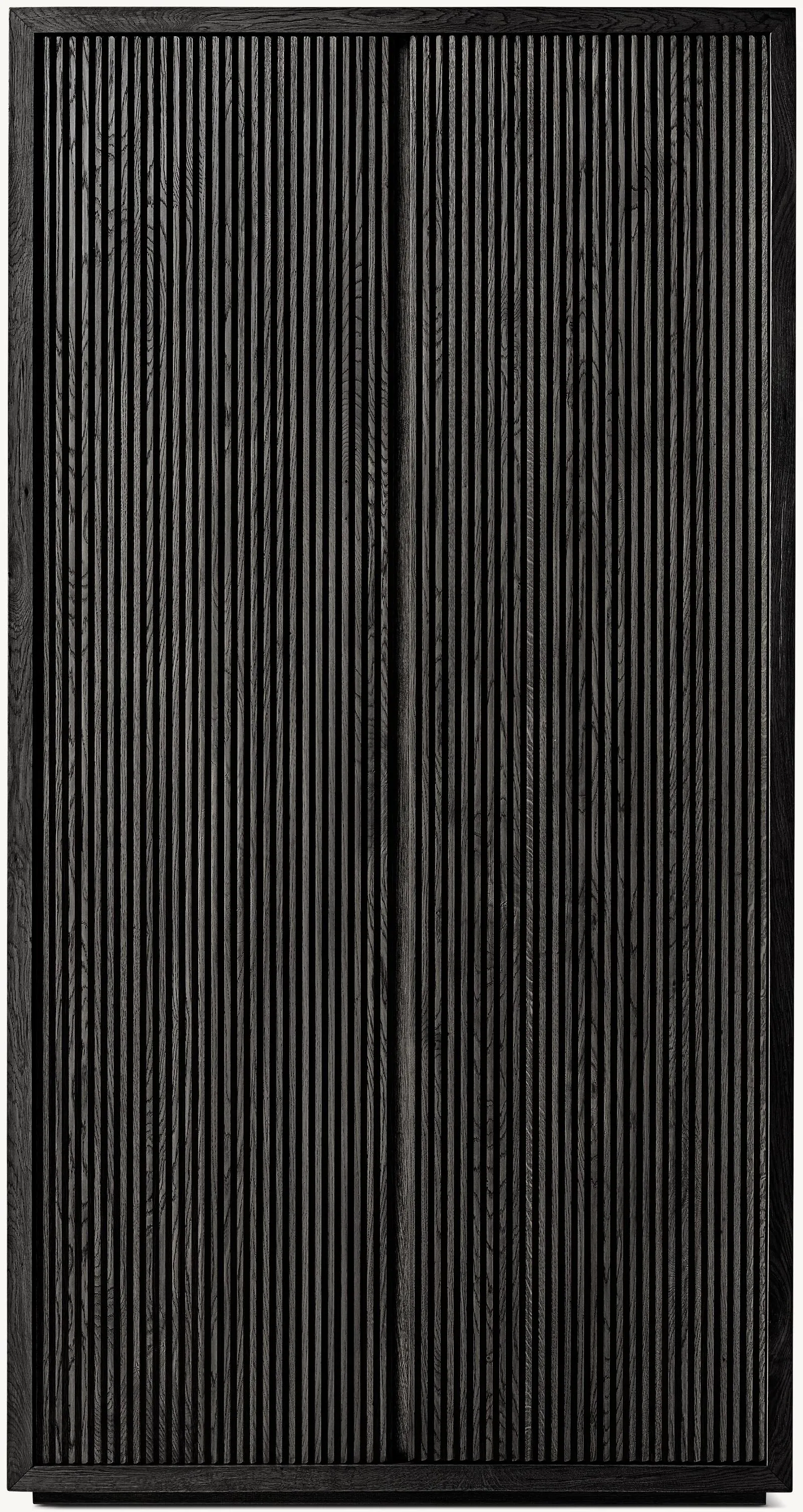 Reclaimed Oak Reeded Cabinet