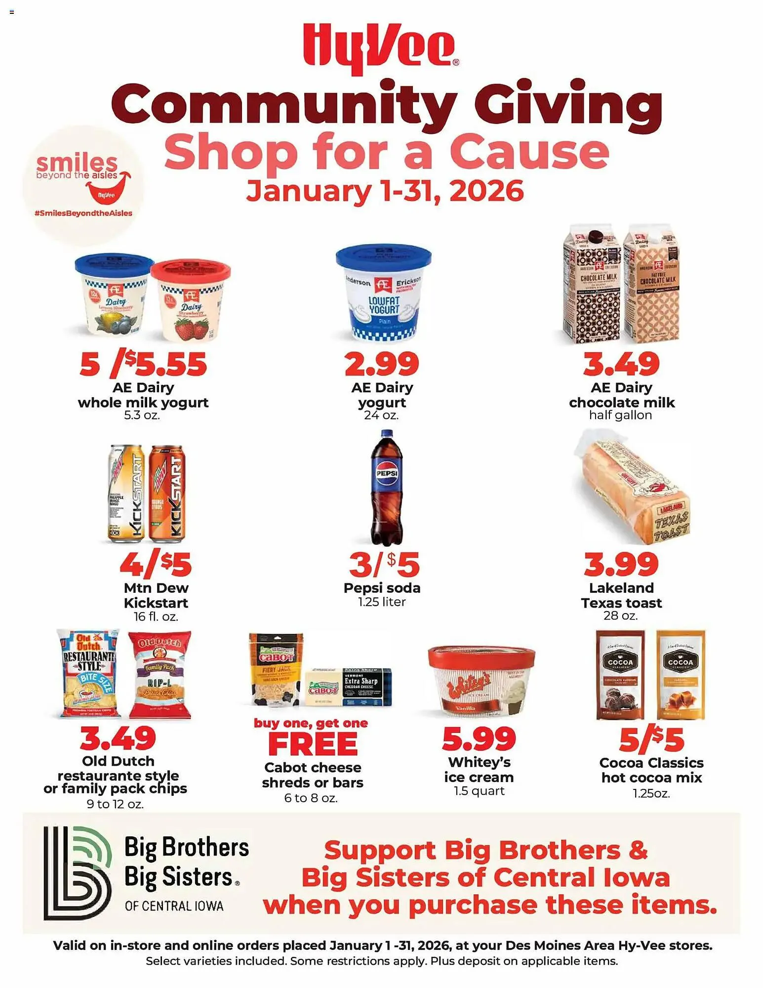 Weekly ad Hy-Vee weekly ad from January 1 to January 31 2026 - Page 1