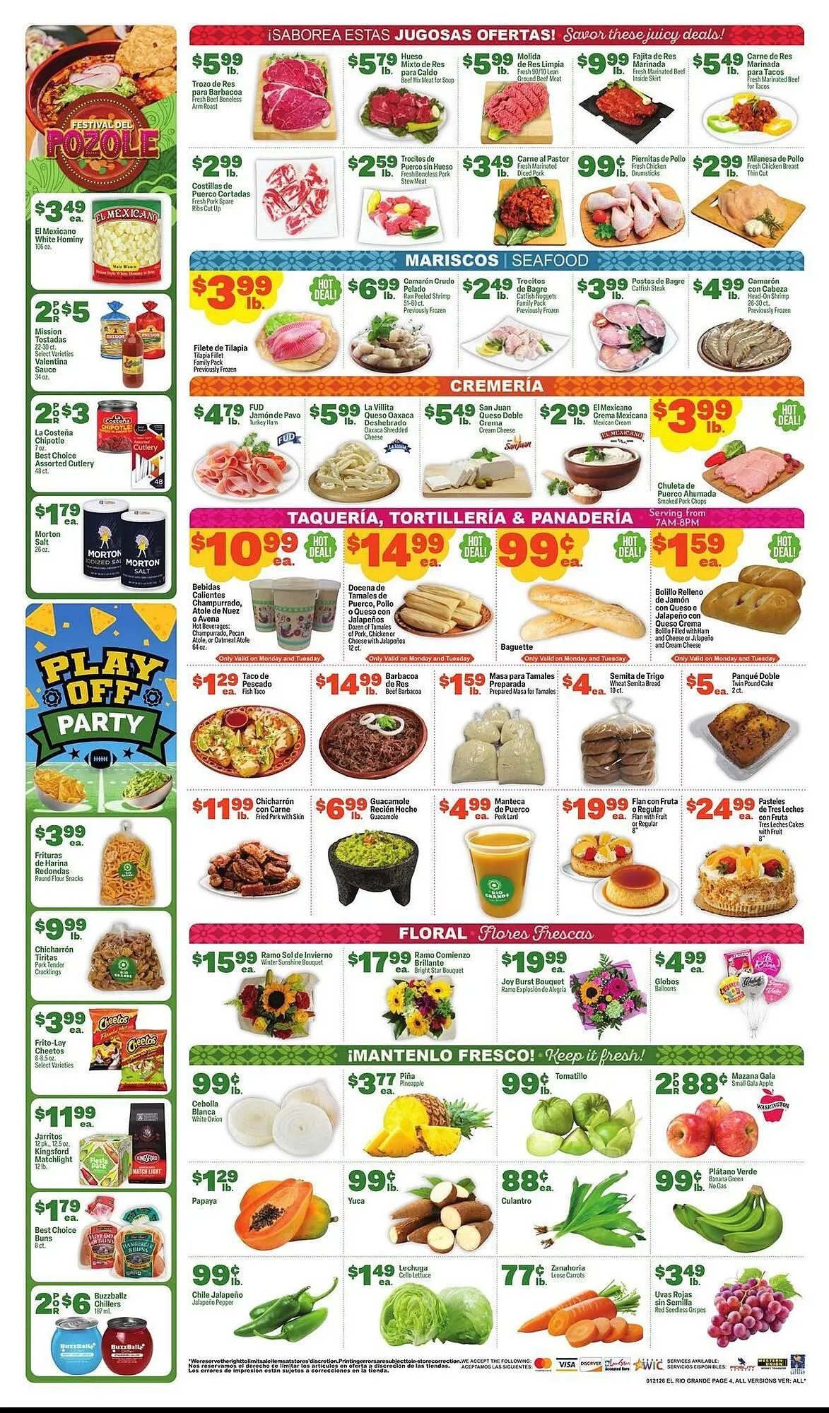 Weekly promotion El Rio Grande weekly ad spanning from January 21 to January 27 2026 - Page 3 for Catalogue 365