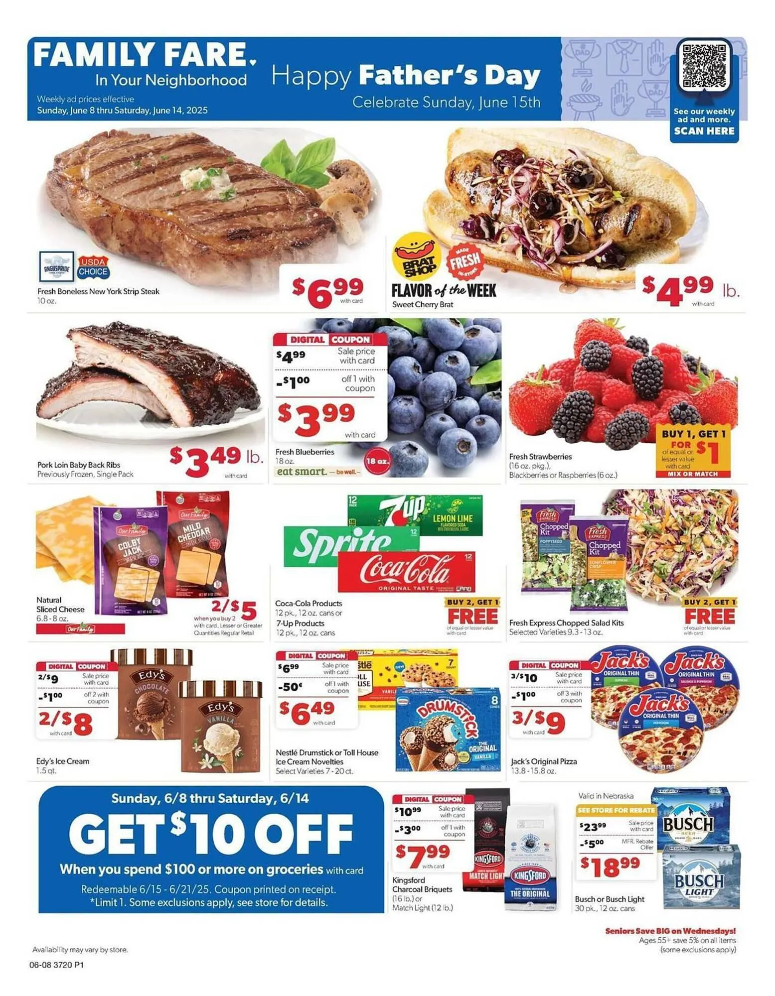 Weekly ad Family Fare Weekly Ad from June 6 to June 16 2025 - Page 1