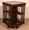 Large Revolving Bookcase in Mahogany with Inlays, 1890s