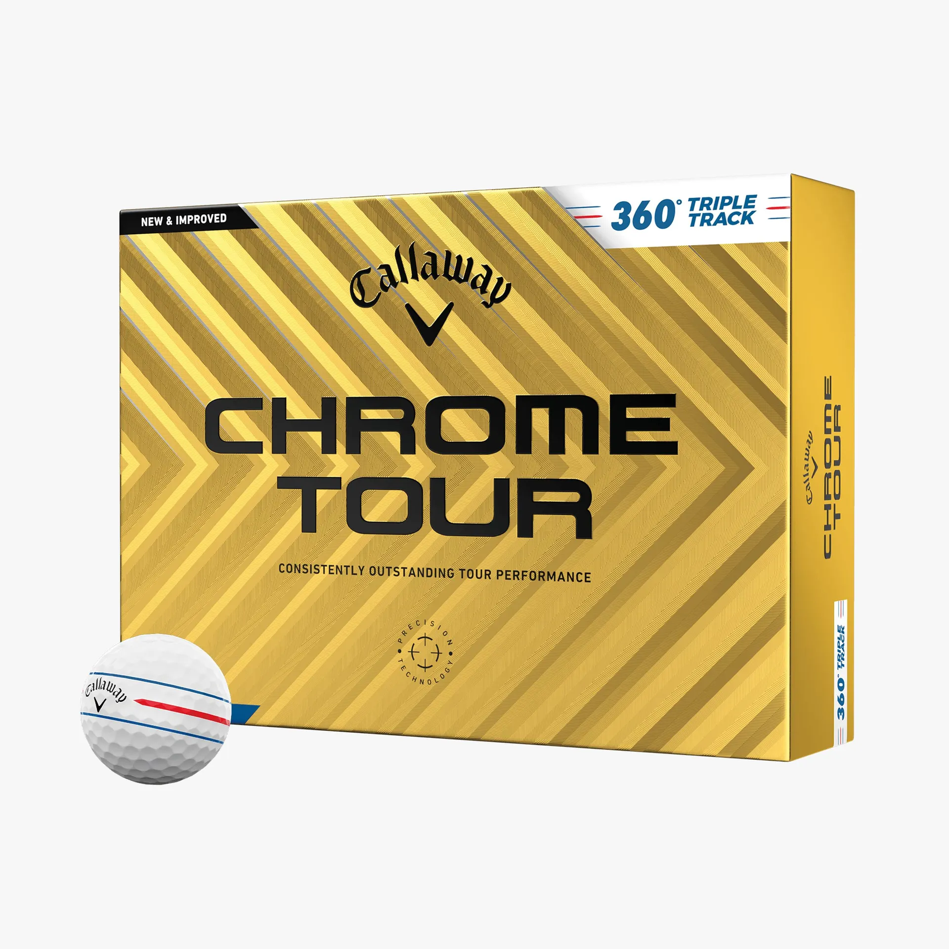 Chrome Tour 360 Triple Track Golf Balls