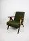 Vintage Olive Green Boucle Model B-310 Armchair, 1970s