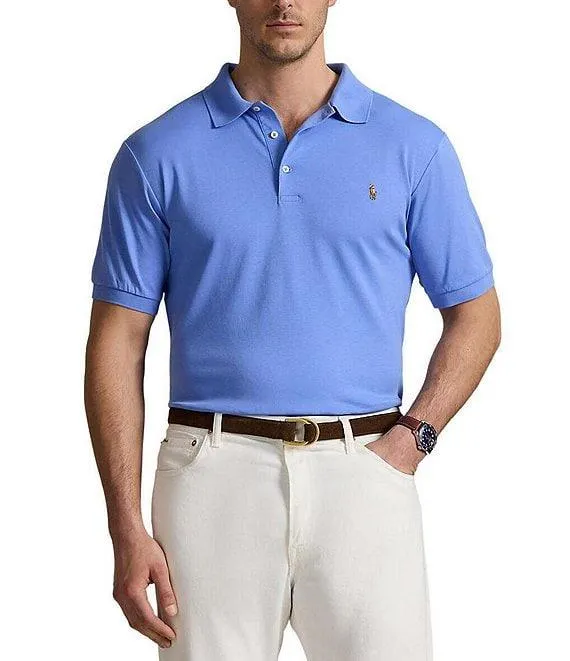 Big & Tall Classic Fit Soft Cotton Multicolored Pony Polo Shirt