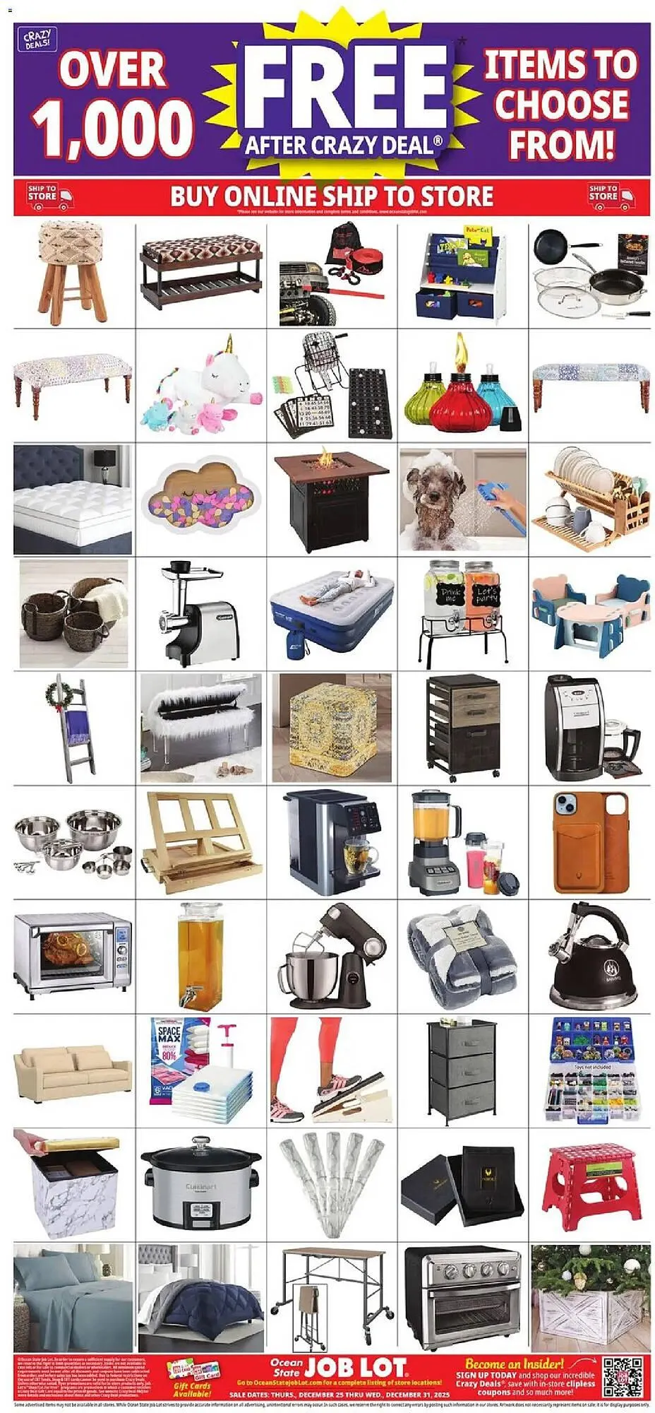 Weekly ad Ocean State Job Lot flyer from December 25 to December 31 2025 - Page 31