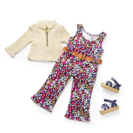Julie’s™ Floral Jumpsuit for 18-inch Dolls (Historical Characters)