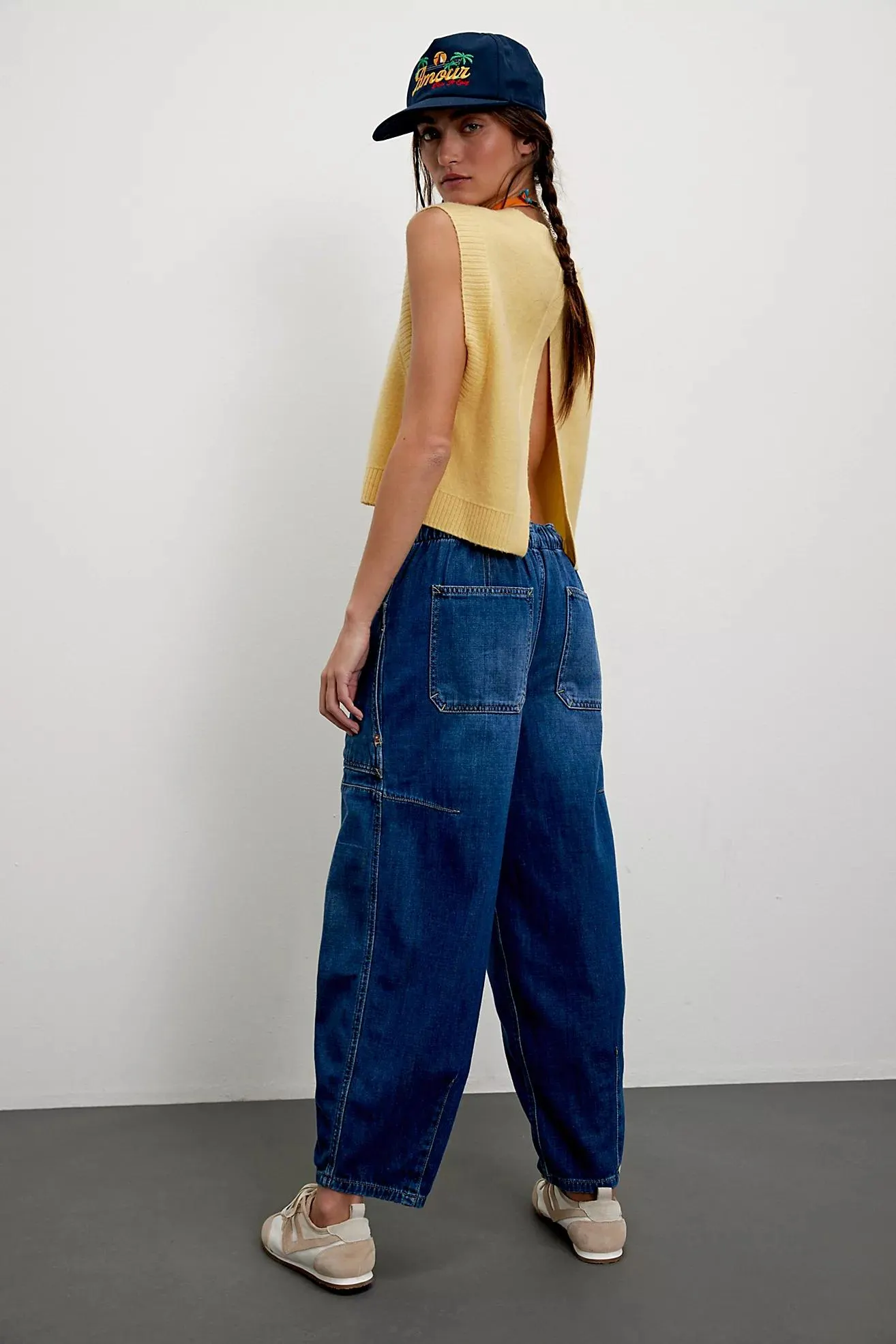 We The Free Silverton Pull-On Barrel Jeans