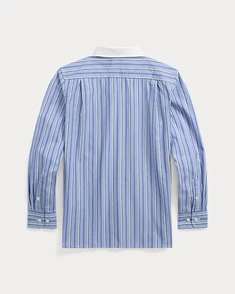 Striped Cotton Poplin Shirt
