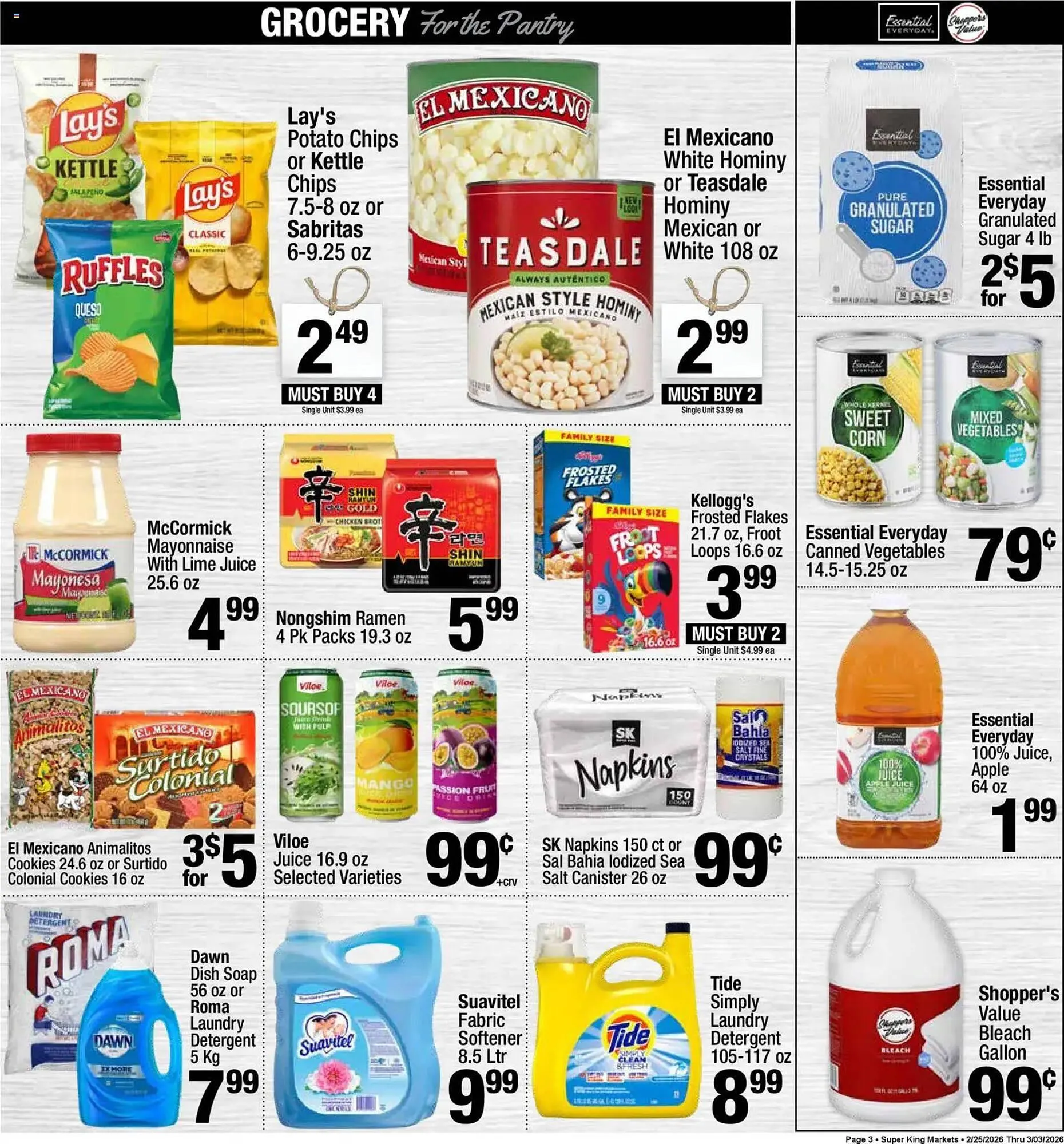 Weekly ad Super King Markets weekly ad from February 25 to March 3 2026 - Page 3
