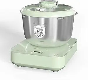 Electric Dough Maker with Ferment & Weighing Function, 5.2QT Dough Mixer with 304 Stainless Steel Bowl, Flour Kneading Machine for Pizza Bread Maker, Microcomputer Timing, Face-up Touch Panel