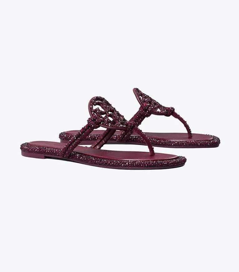 MILLER PAVÉ KNOTTED SANDAL