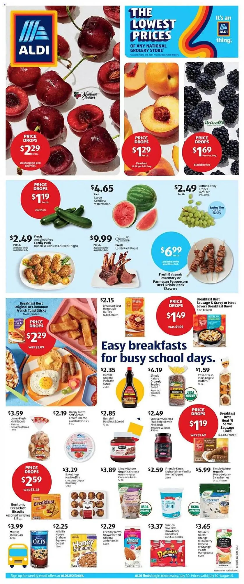 Weekly ad Aldi Weekly Ad from July 30 to August 5 2025 - Page 1