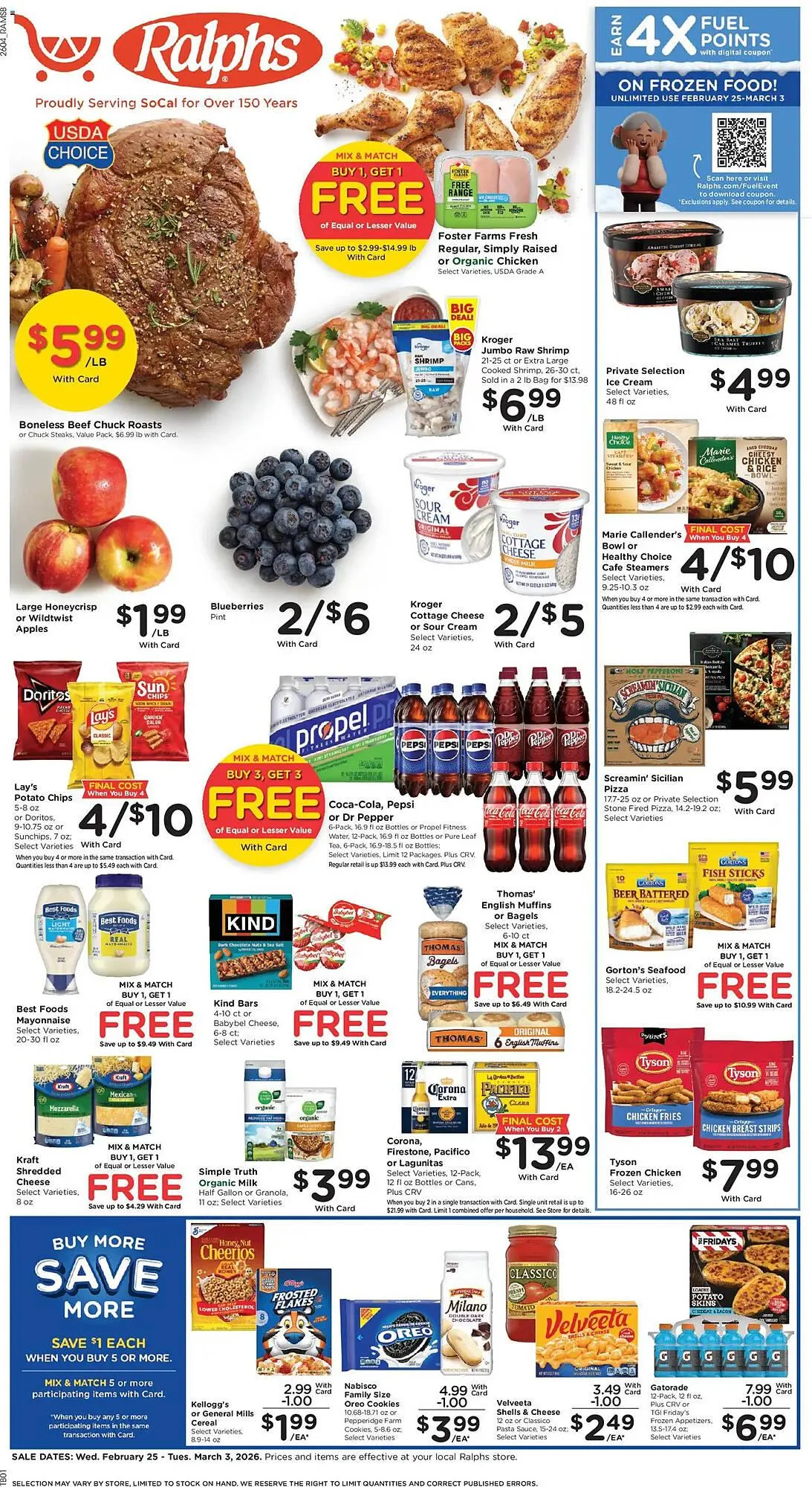 Weekly ad Ralphs weekly ad from February 25 to March 4 2026 - Page 1