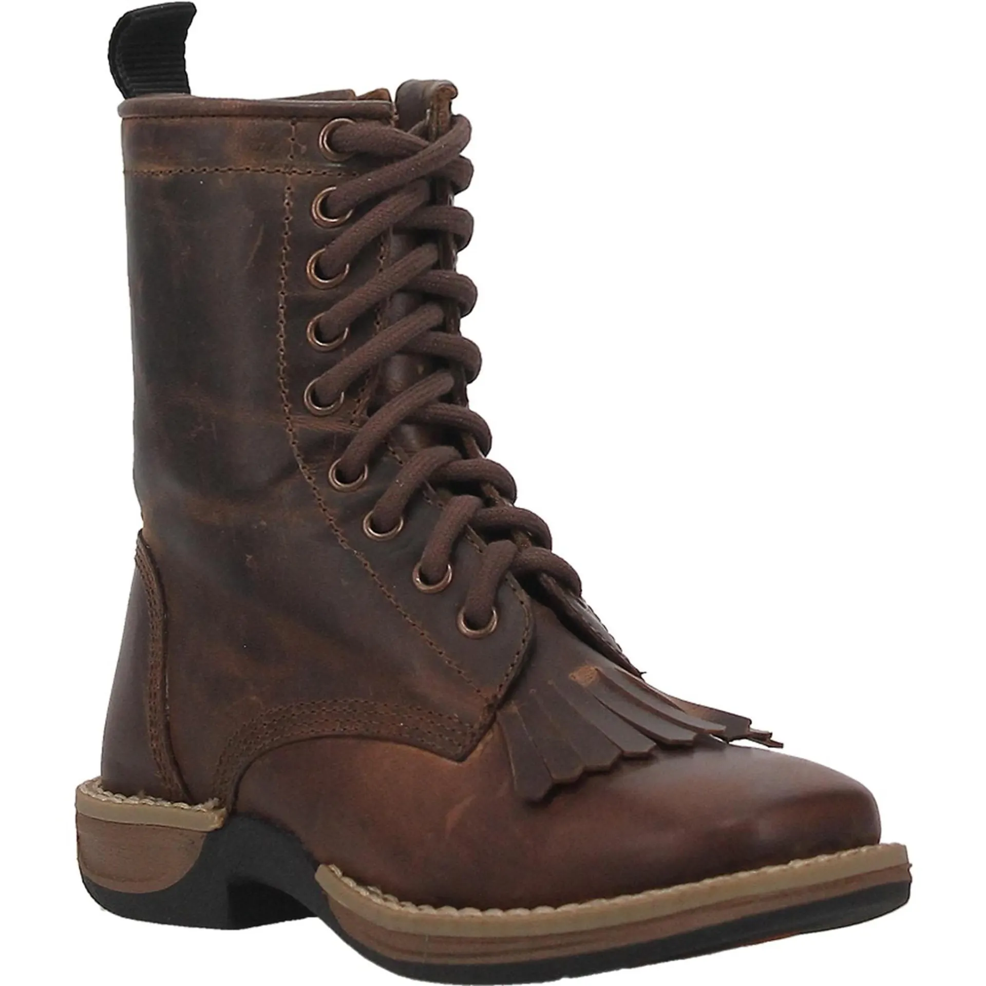 Dan Post Boys Tan Rowan Lace Up Boots