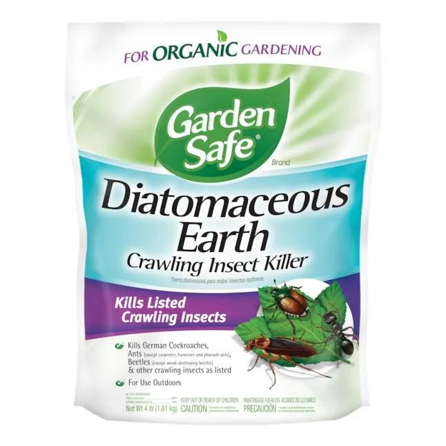 Garden Safe Diatomaceous Earth Crawling 4.0 -lb Insect killer