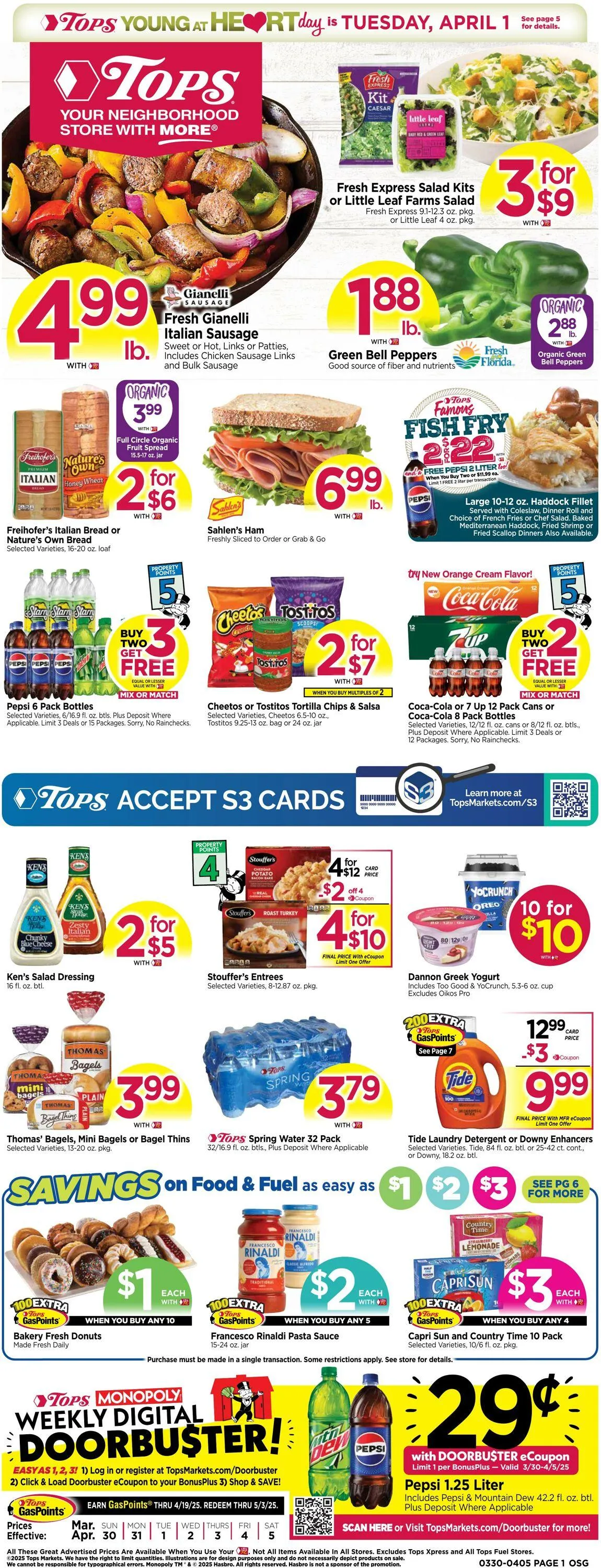 Weekly ad Tops Friendly Markets from March 30 to April 5 2025 - Page 3