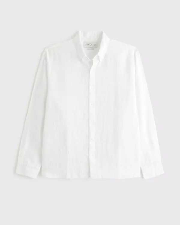 Linen Button-Up Shirt