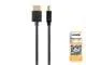 Monoprice 4K High Speed Slim HDMI Cable - 4K60Hz, 18Gbps, HDR, 6ft, Black