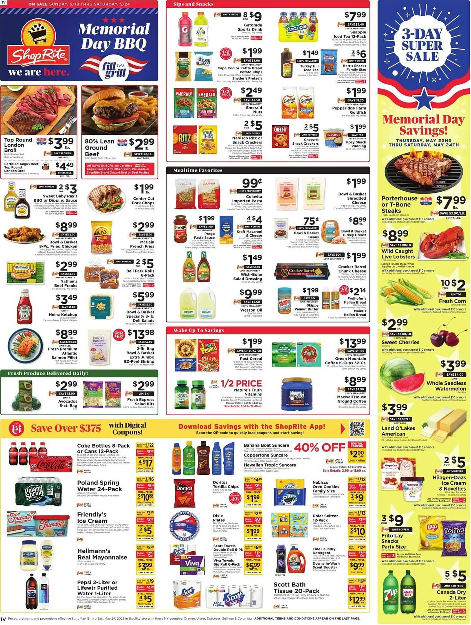 Weekly ad ShopRite Weekly Ad from May 16 to May 24 2025 - Page 1