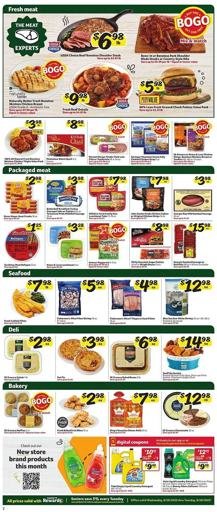 Weekly ad Harveys Supermarkets Weekly Ad from August 20 to August 26 2025 - Page 4