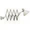 Mid-Century White Metal Scissor Scone from Hala, Zeist, Holland